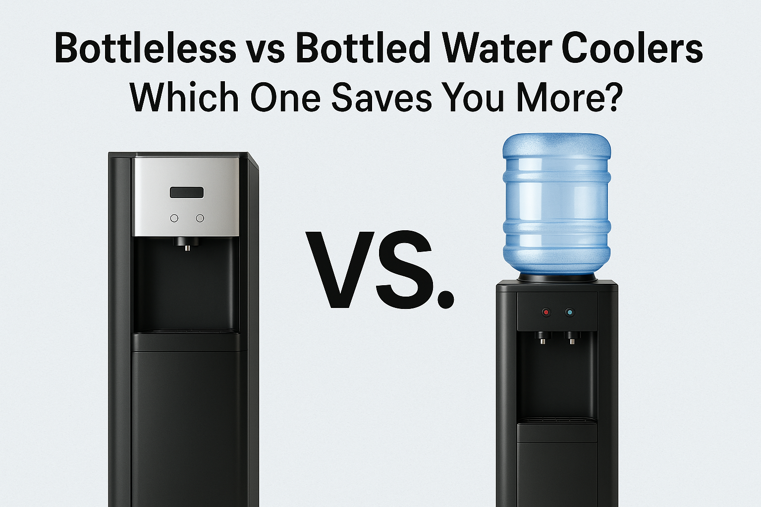 Bottleless vs Bottled Water Coolers – Which One Saves You More